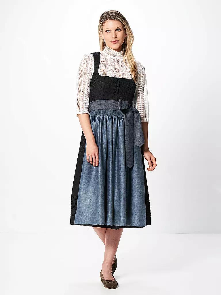 GOTTSEIDANK | Dirndl Mona  | schwarz