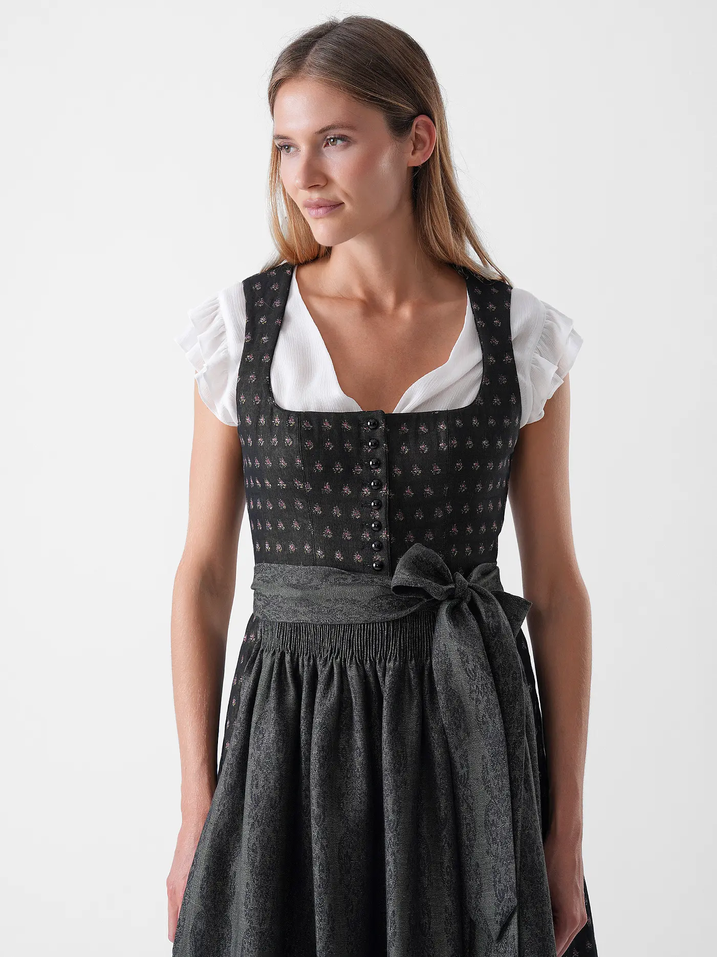 GOTTSEIDANK | Dirndl MONIKA  | schwarz