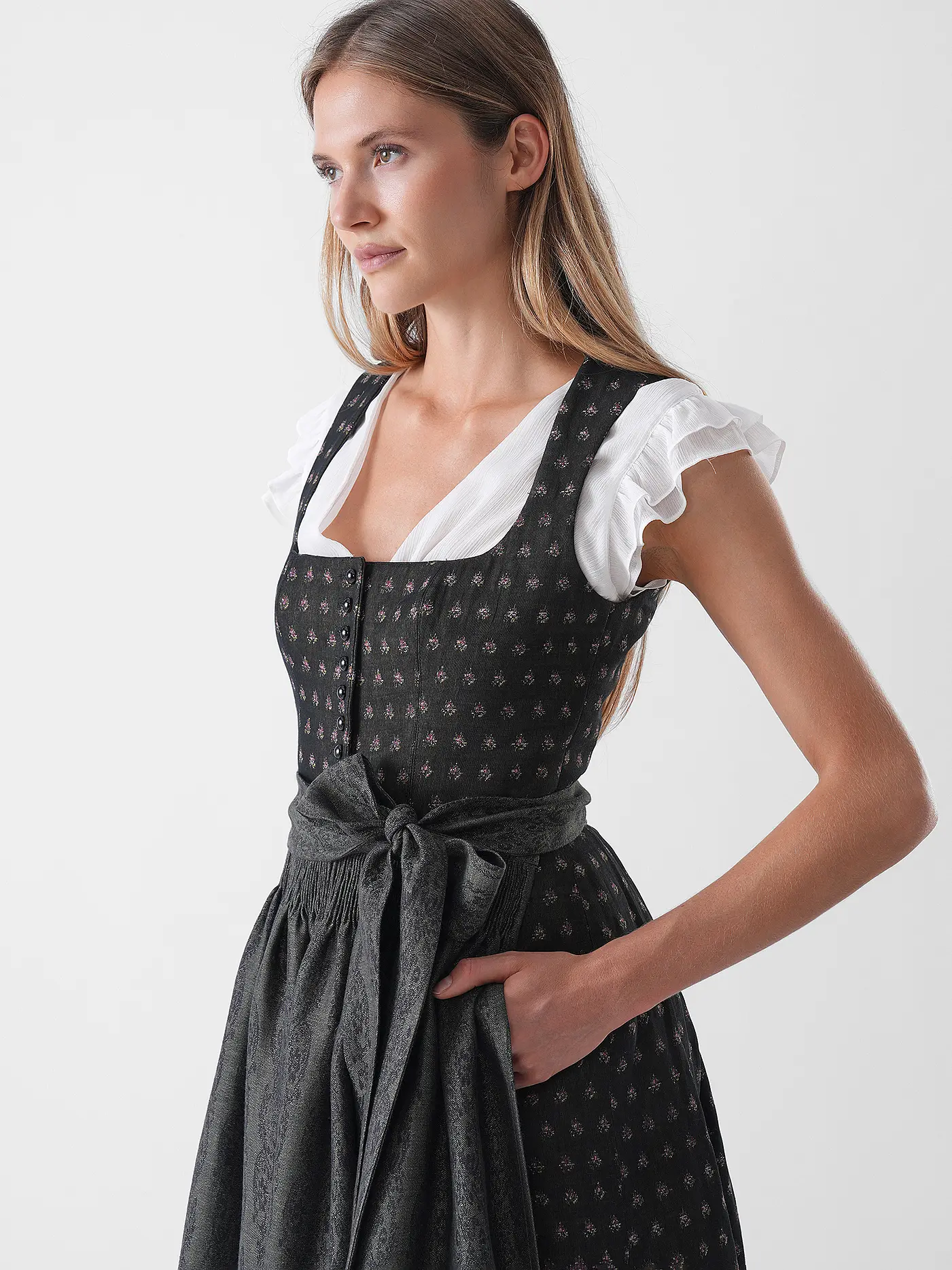 GOTTSEIDANK | Dirndl MONIKA  | schwarz