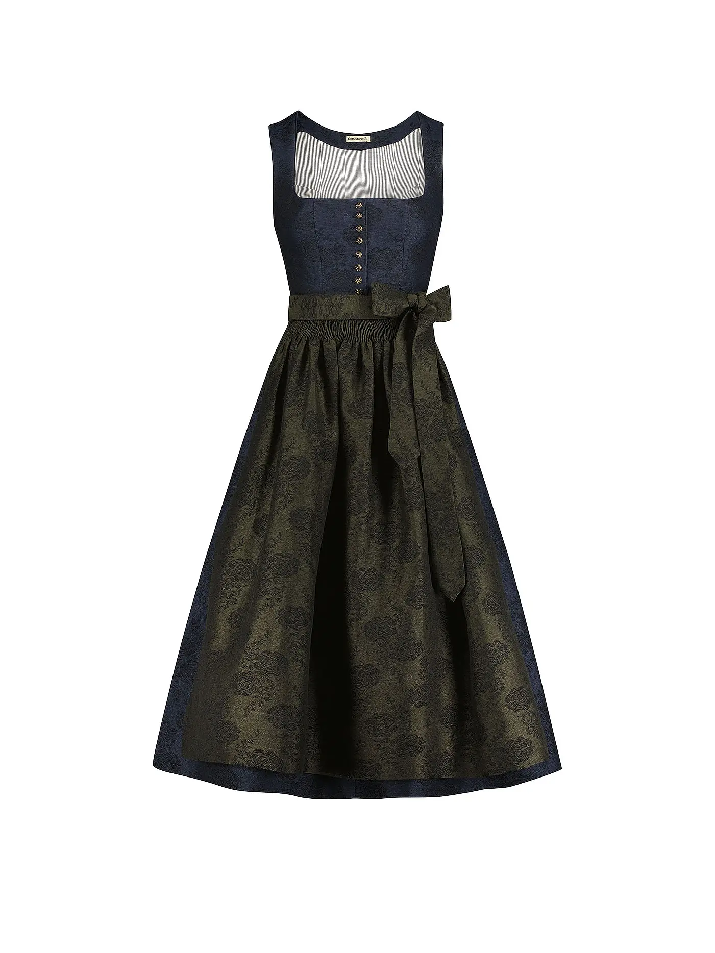 GOTTSEIDANK | Dirndl MONIKA 80cm | dunkelblau