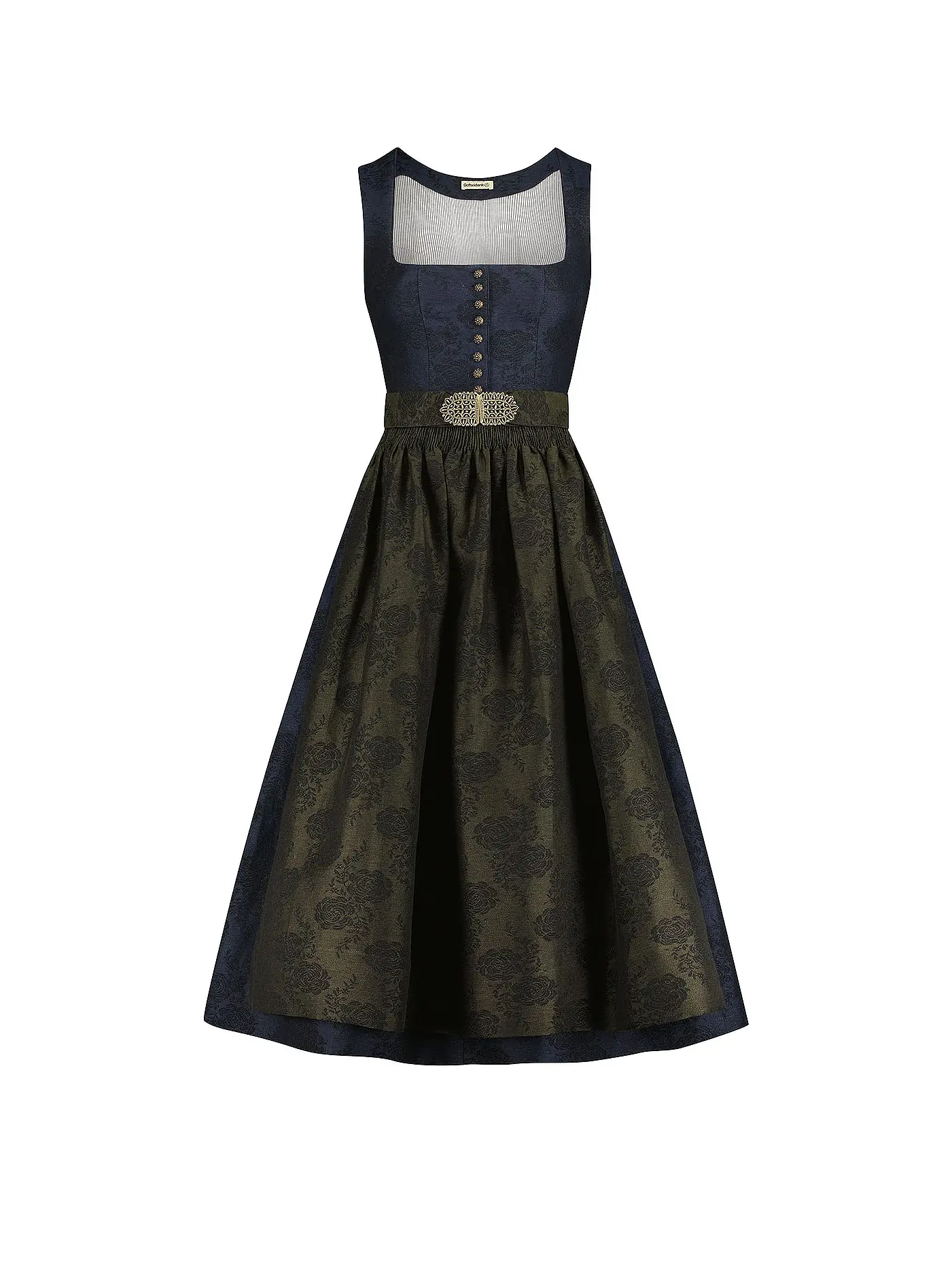 GOTTSEIDANK | Dirndl MONIKA 80cm | dunkelblau