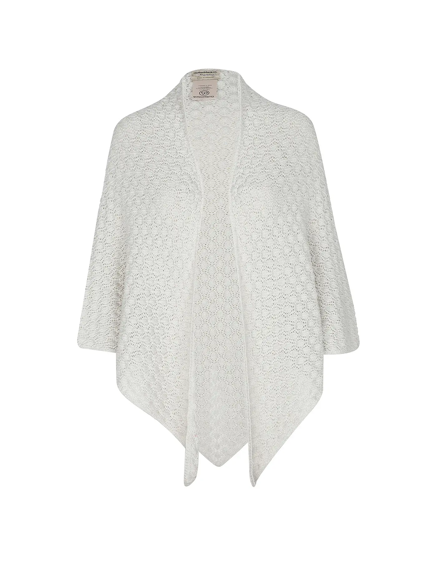 GOTTSEIDANK | Trachten Stola JOLANDA  | creme