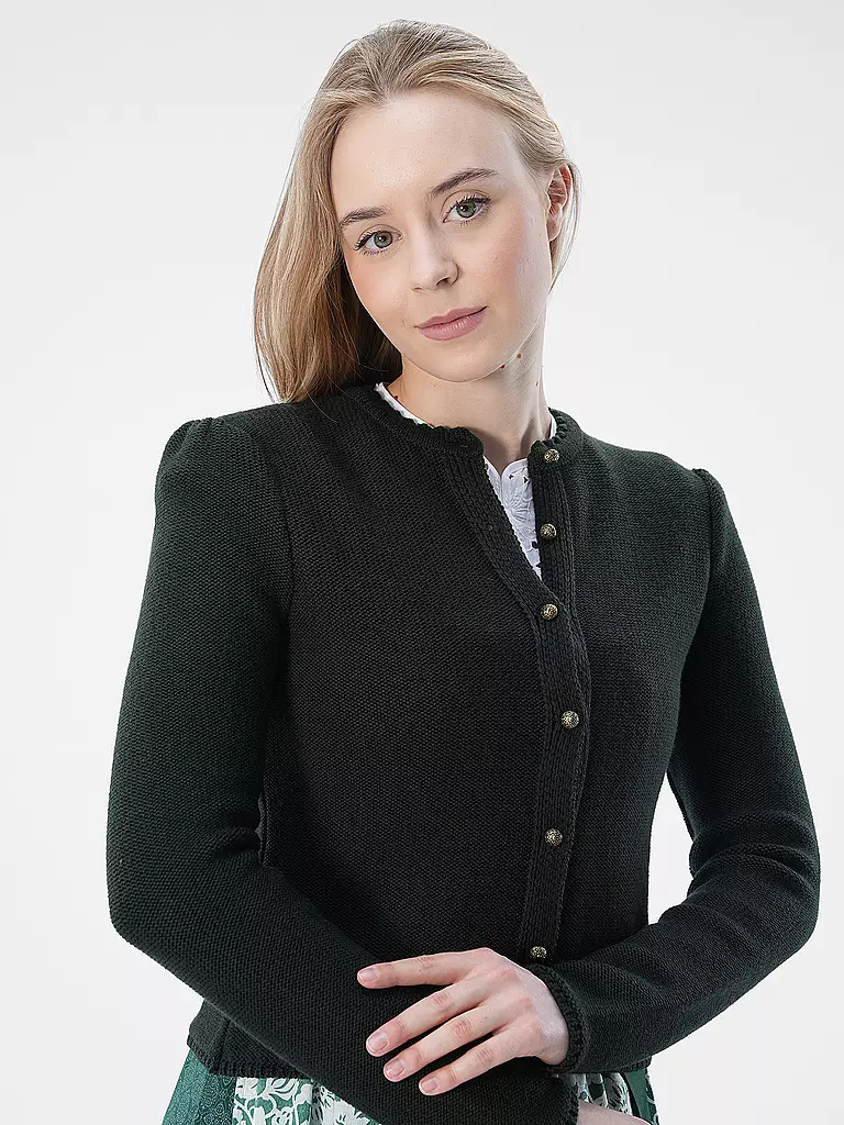 GOTTSEIDANK | Trachten Strickjacke MIRL | grau
