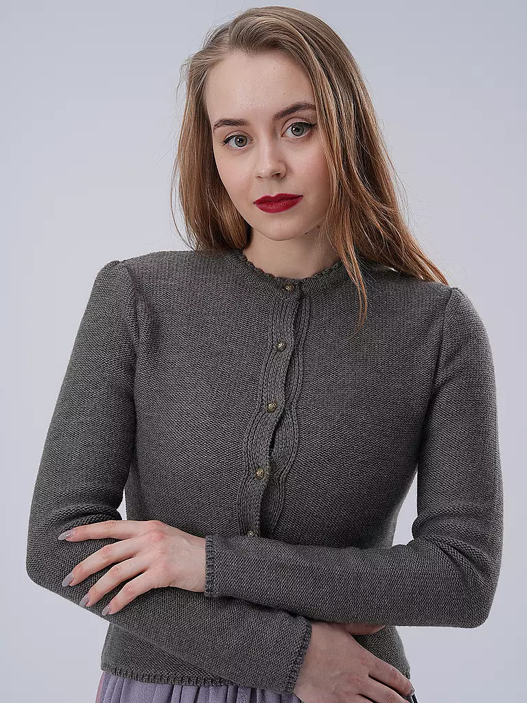 GOTTSEIDANK | Trachten Strickjacke MIRL | olive