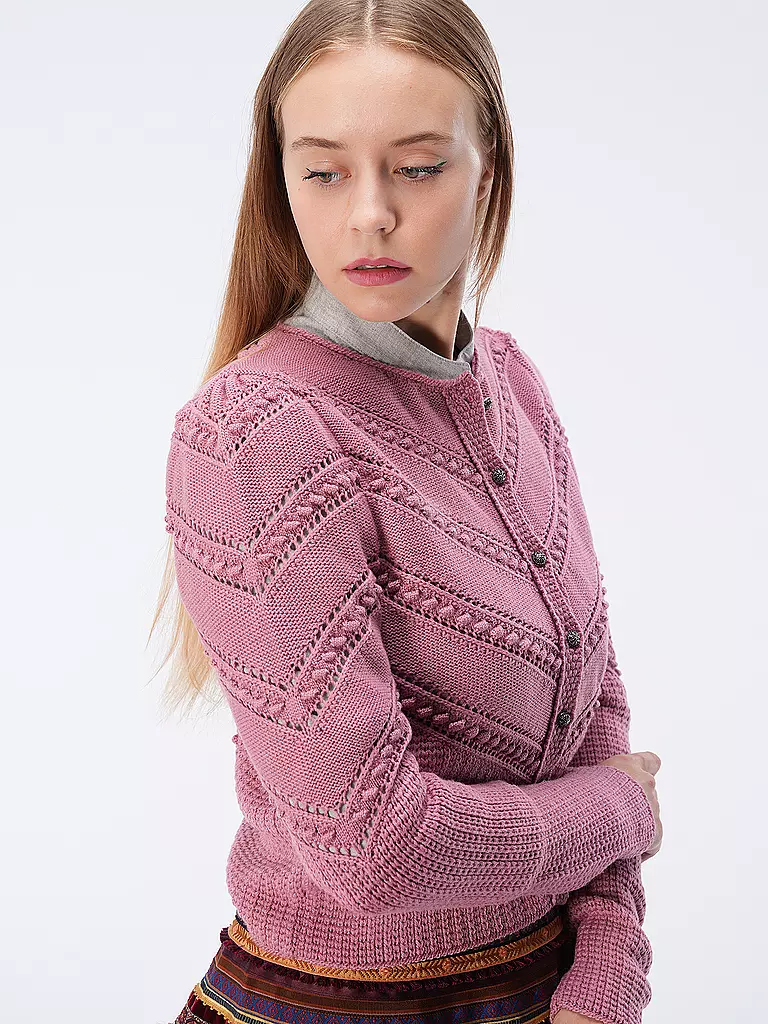 GOTTSEIDANK | Trachten Strickjacke OPHELIA | grün