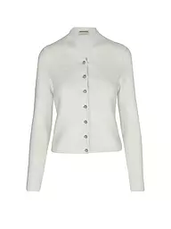 GOTTSEIDANK | Trachten Strickjacke Slim Fit ANNA | creme