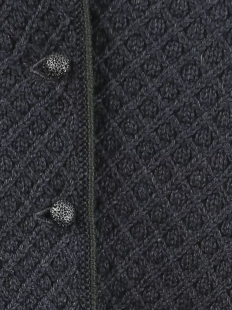 GOTTSEIDANK | Trachten Strickjacke Vevi | blau