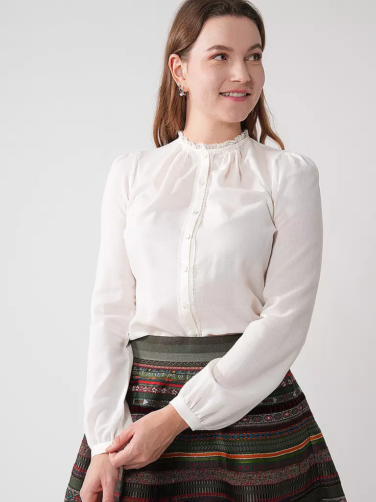 GOTTSEIDANK | Trachtenbluse VALERIE | creme