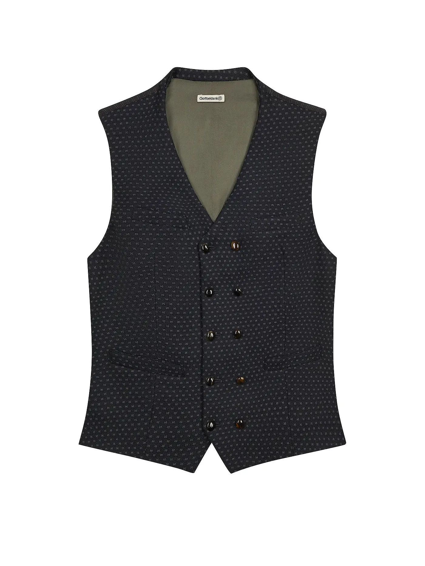 GOTTSEIDANK | Trachtengilet EGON | grau