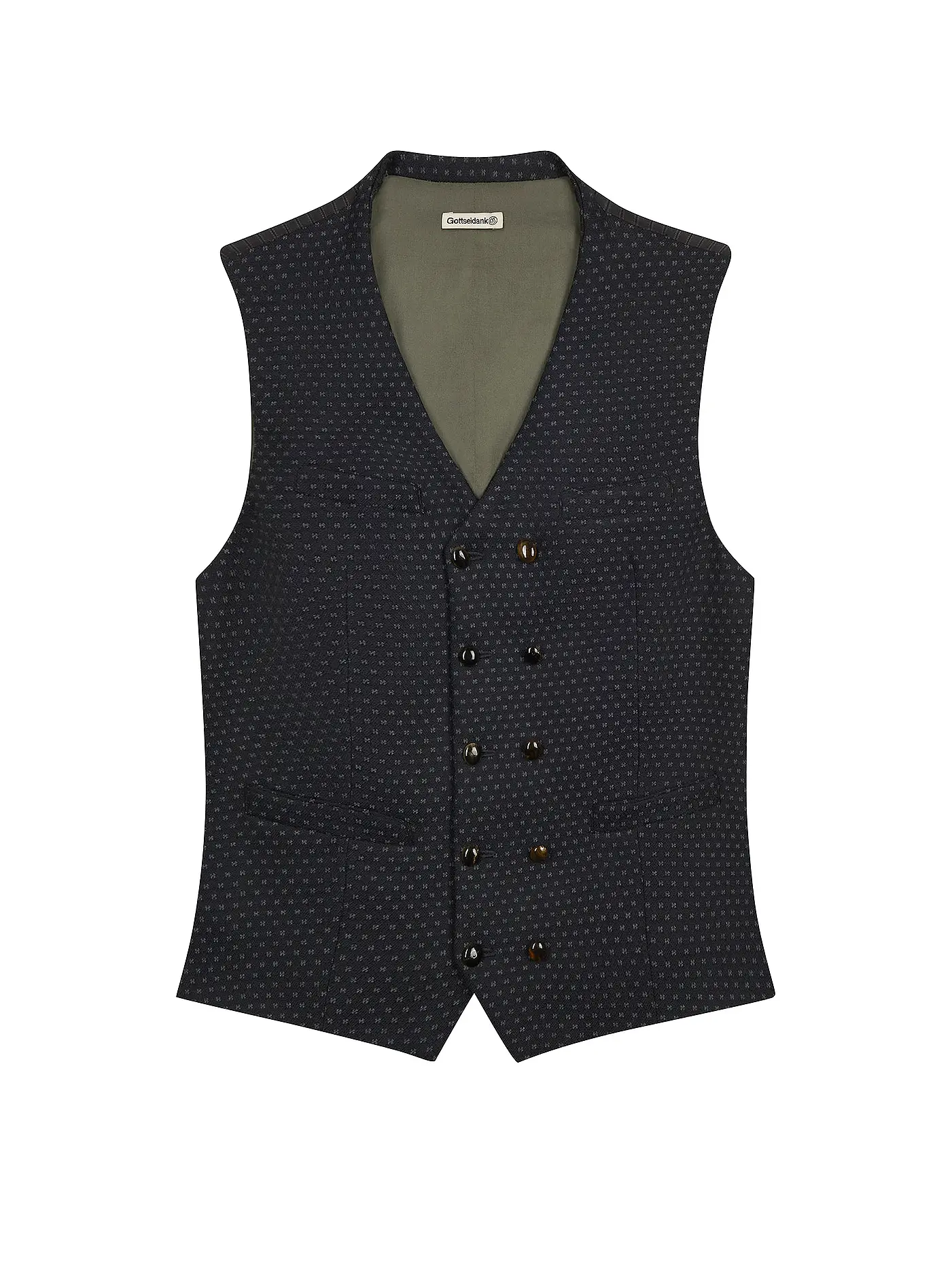 GOTTSEIDANK | Trachtengilet EGON | grau