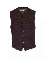 GOTTSEIDANK | Trachten Gilet KONSTANTIN | dunkelrot