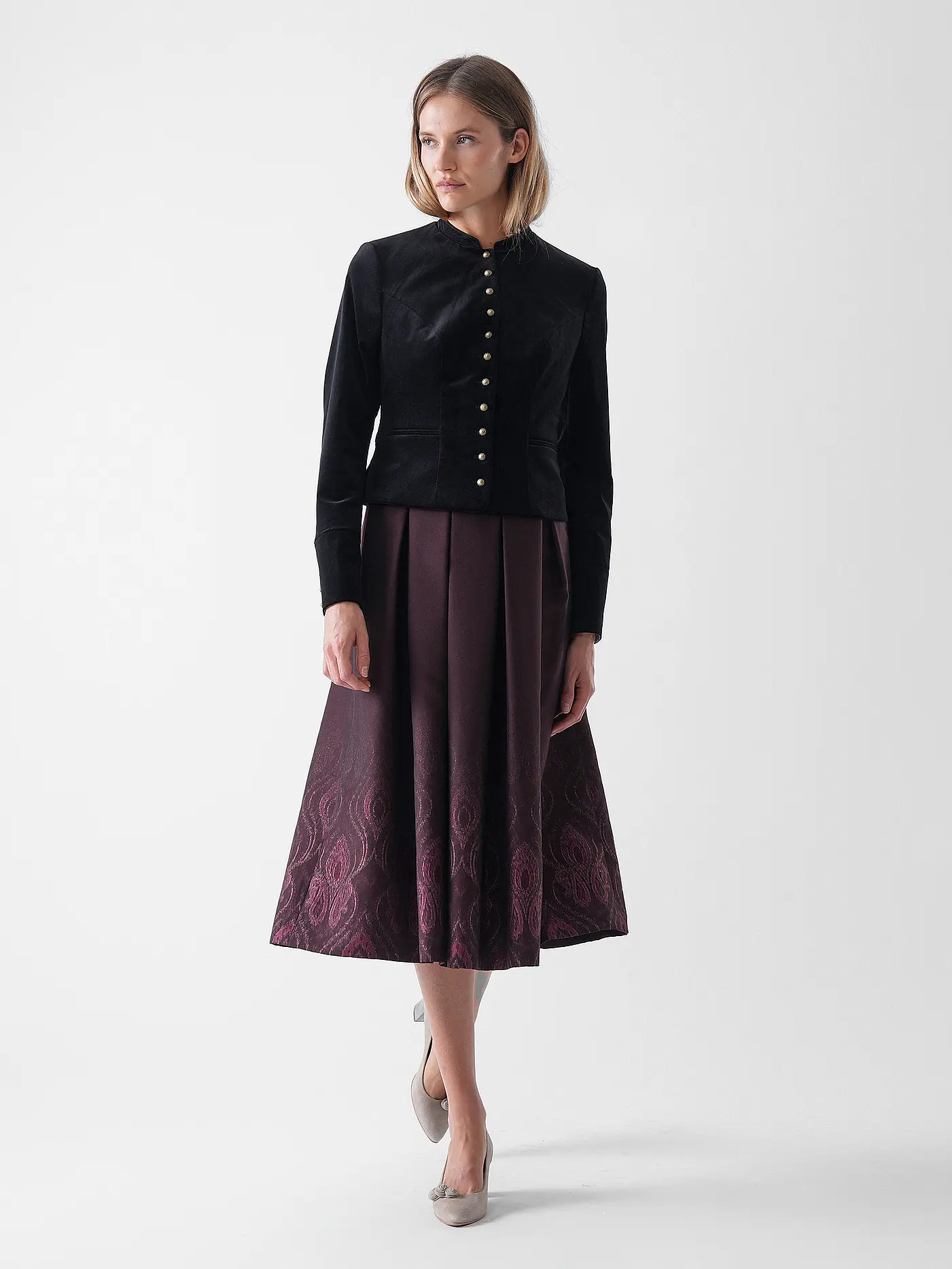 GOTTSEIDANK | Trachtenjacke BARBARA | schwarz