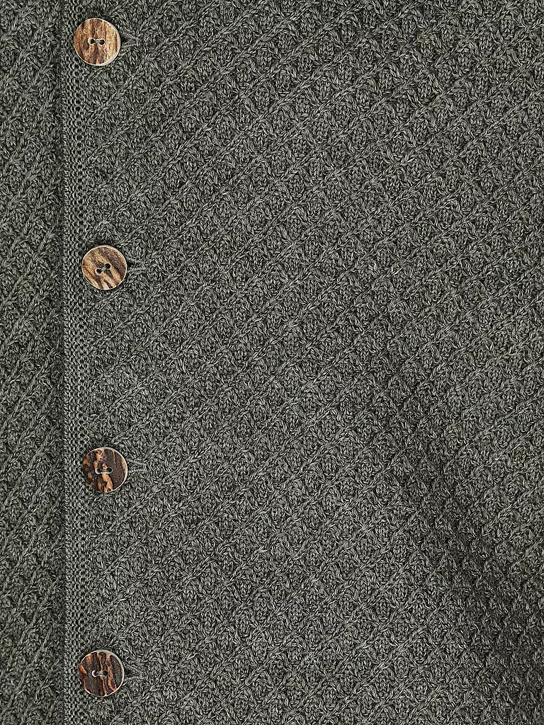 GOTTSEIDANK | Trachtenstrickjacke XAVER | hellgrau