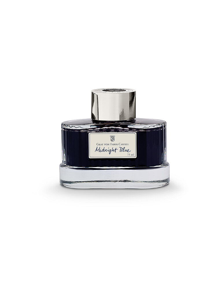 GRAF VON FABER-CASTELL Tintenglas Midnight 75ml Blue dunkelblau