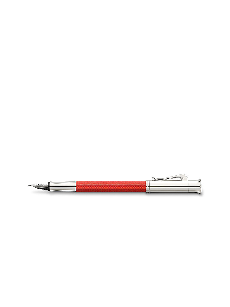GRAF VON FABER-CASTELL Füllfederhalter Guilloche India Red F rot
