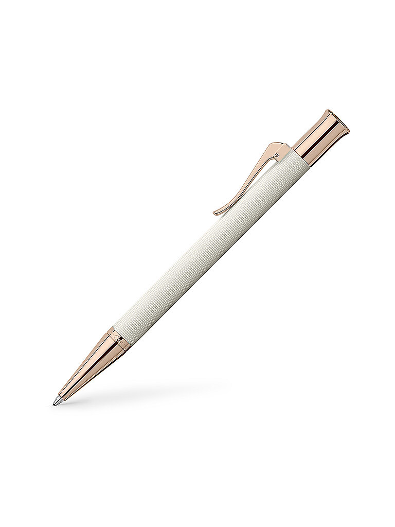 Drehkugelschreiber Guilloche Champagne Blush weiss baby