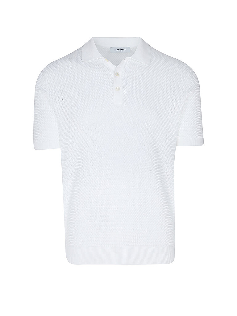 GRAN SASSO Poloshirt weiss | 50