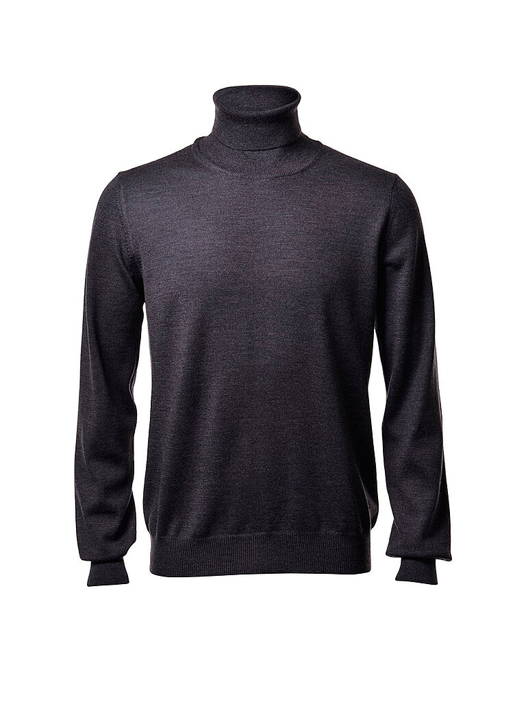 GRAN SASSO Rollkragenpullover grau | 46