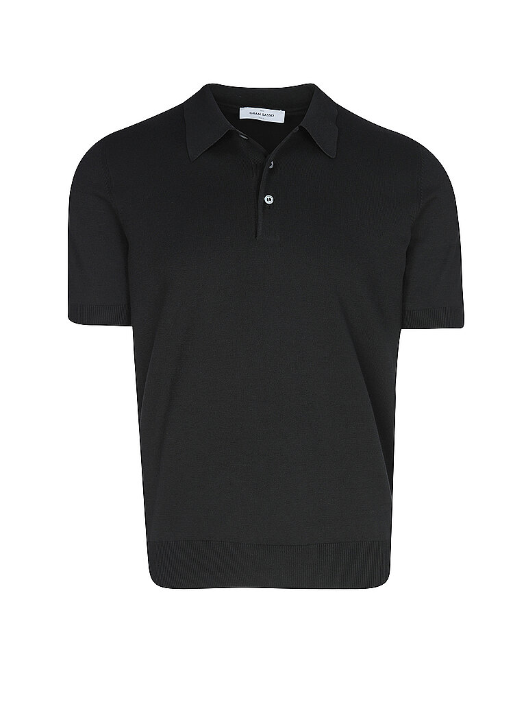 Poloshirt schwarz 56 herren