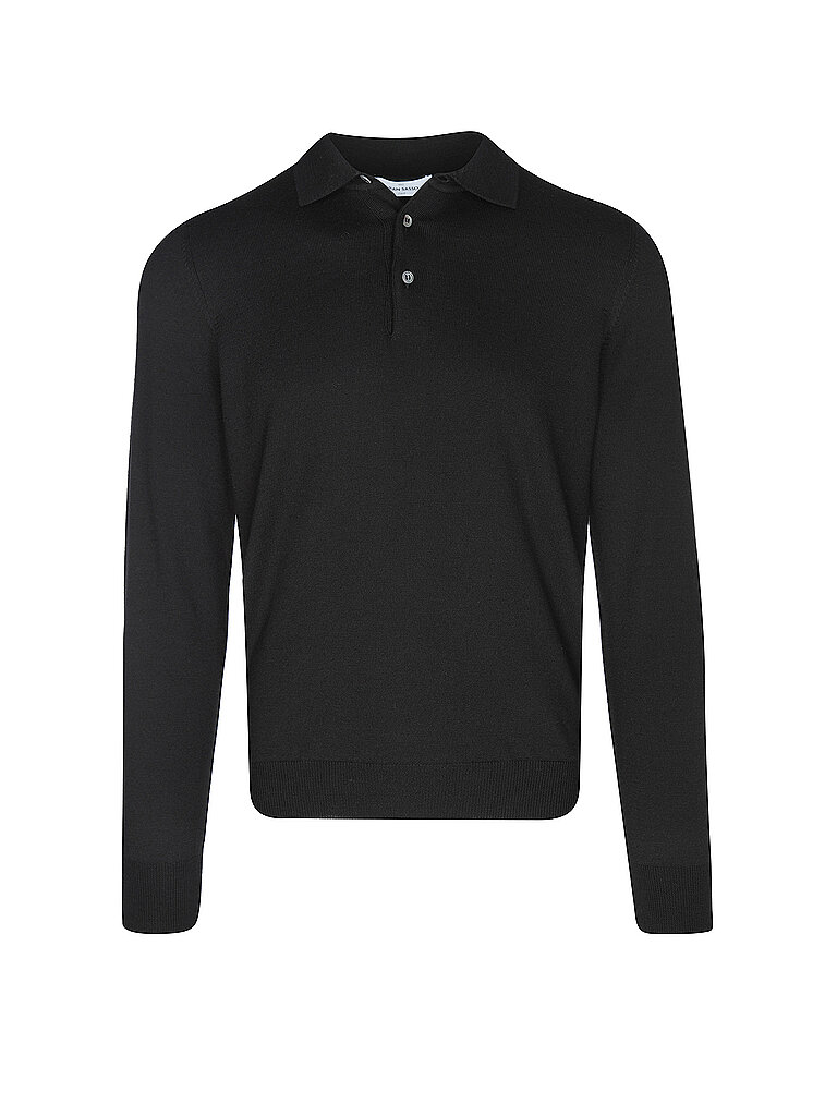 Poloshirt schwarz 58 herren