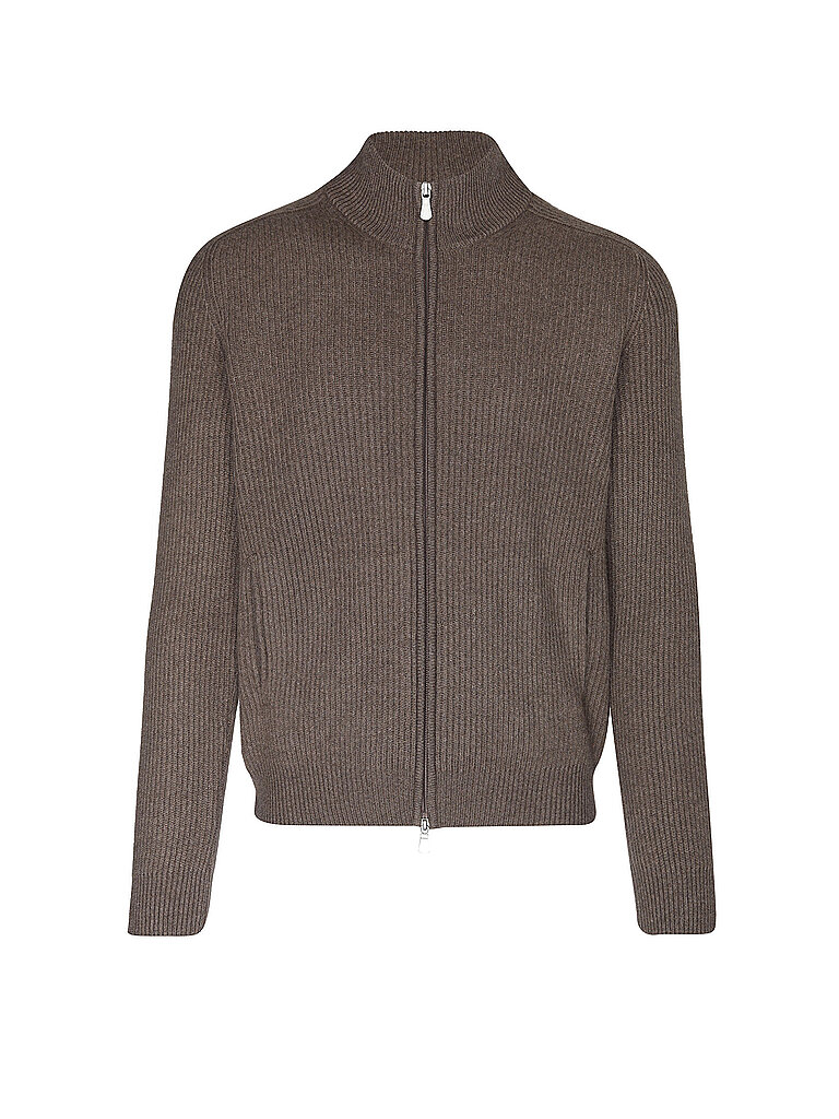 GRAN SASSO Kaschmir Strickjacke hellbraun | 50