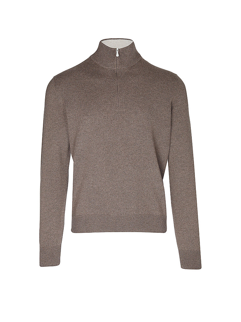 GRAN SASSO Kaschmir Troyerpullover hellbraun | 46