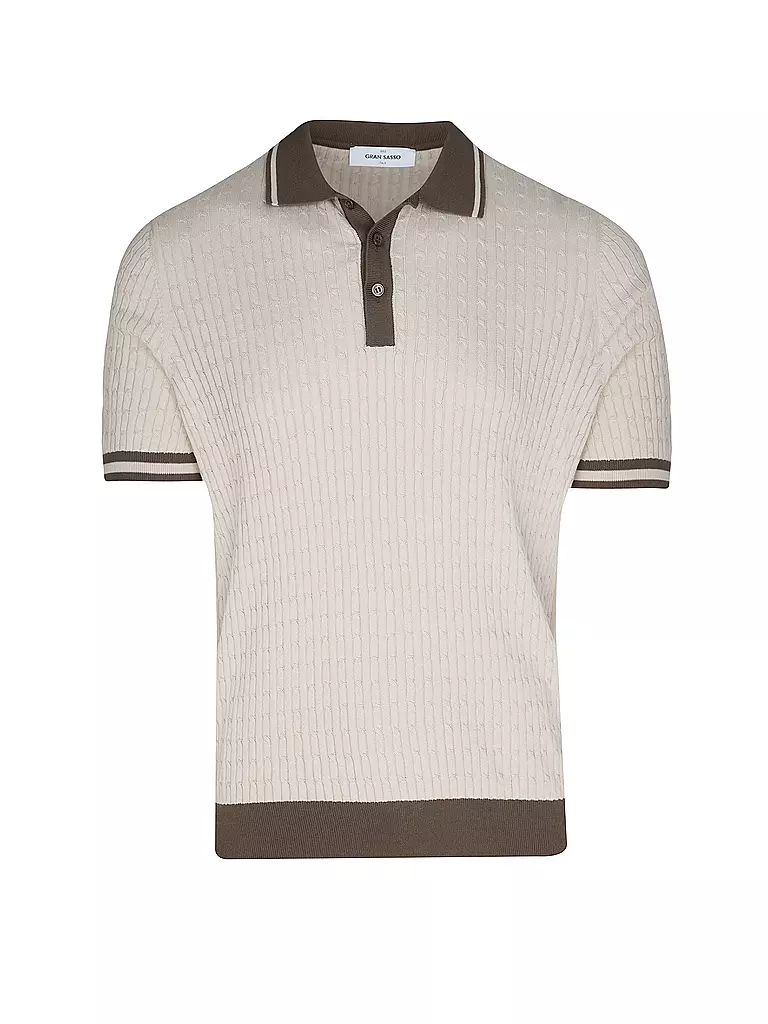 GRAN SASSO | Poloshirt  | beige