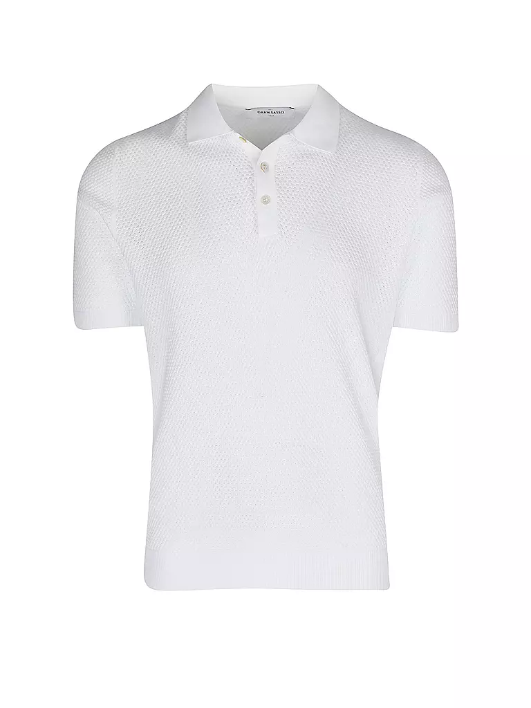 GRAN SASSO | Poloshirt | weiss