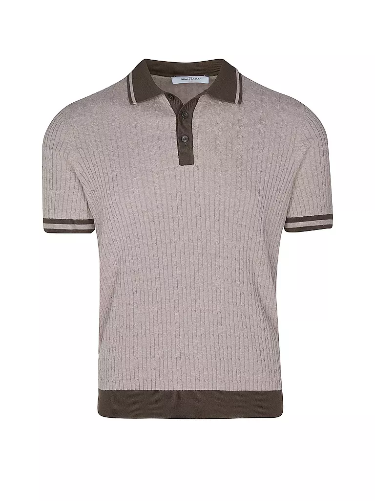 GRAN SASSO | Poloshirt | beige