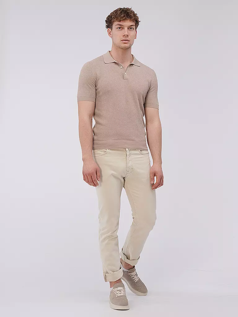 GRAN SASSO | Poloshirt | beige