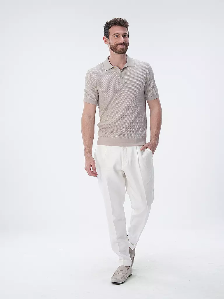 GRAN SASSO | Poloshirt | beige