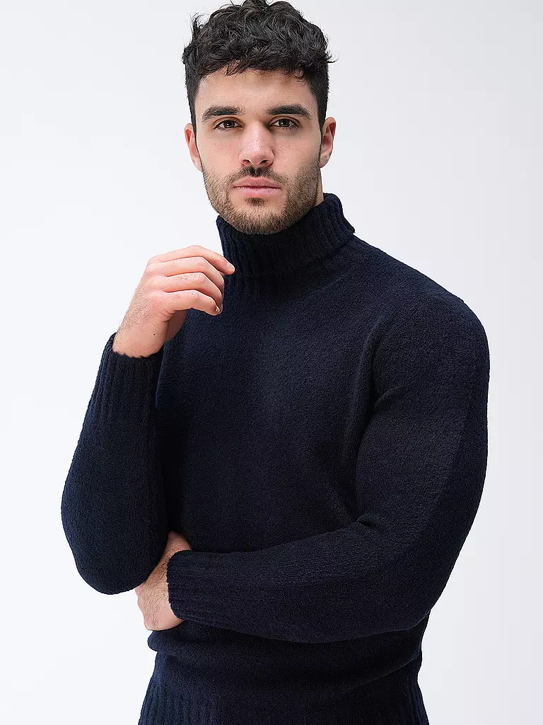 GRAN SASSO | Rollkragenpullover  | blau