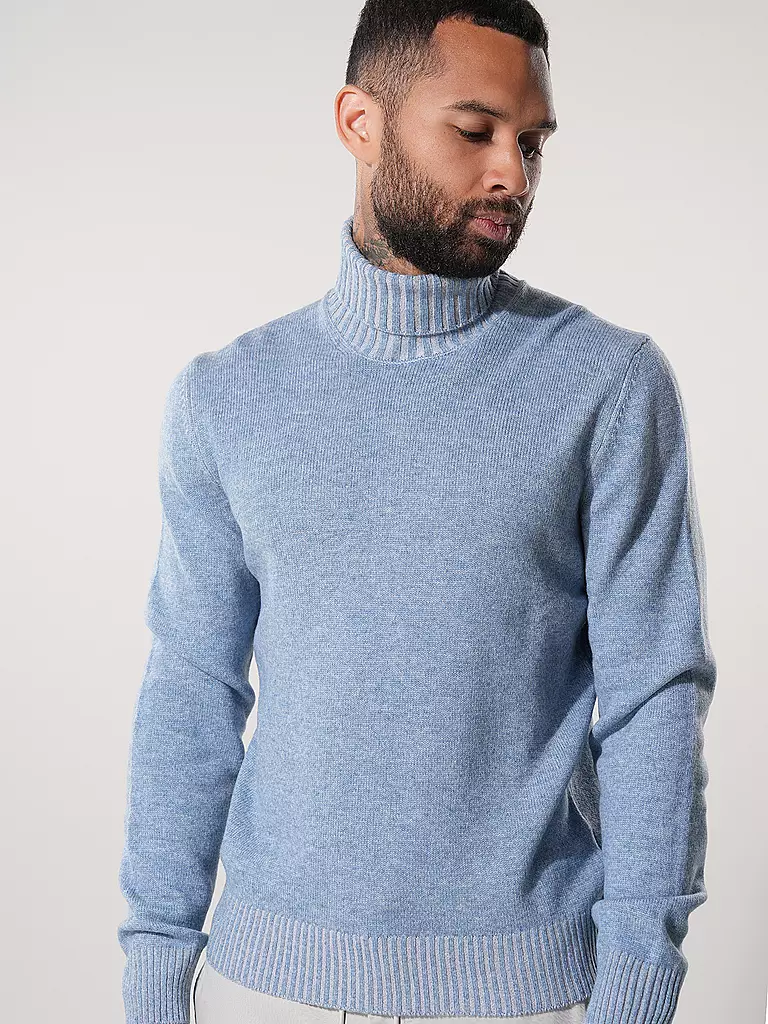 GRAN SASSO | Rollkragenpullover | grau