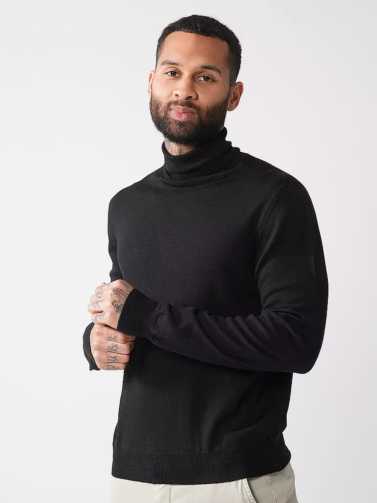 GRAN SASSO | Rollkragenpullover | grau