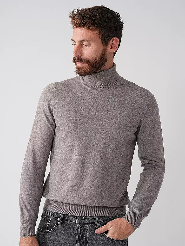 GRAN SASSO | Rollkragenpullover | schwarz