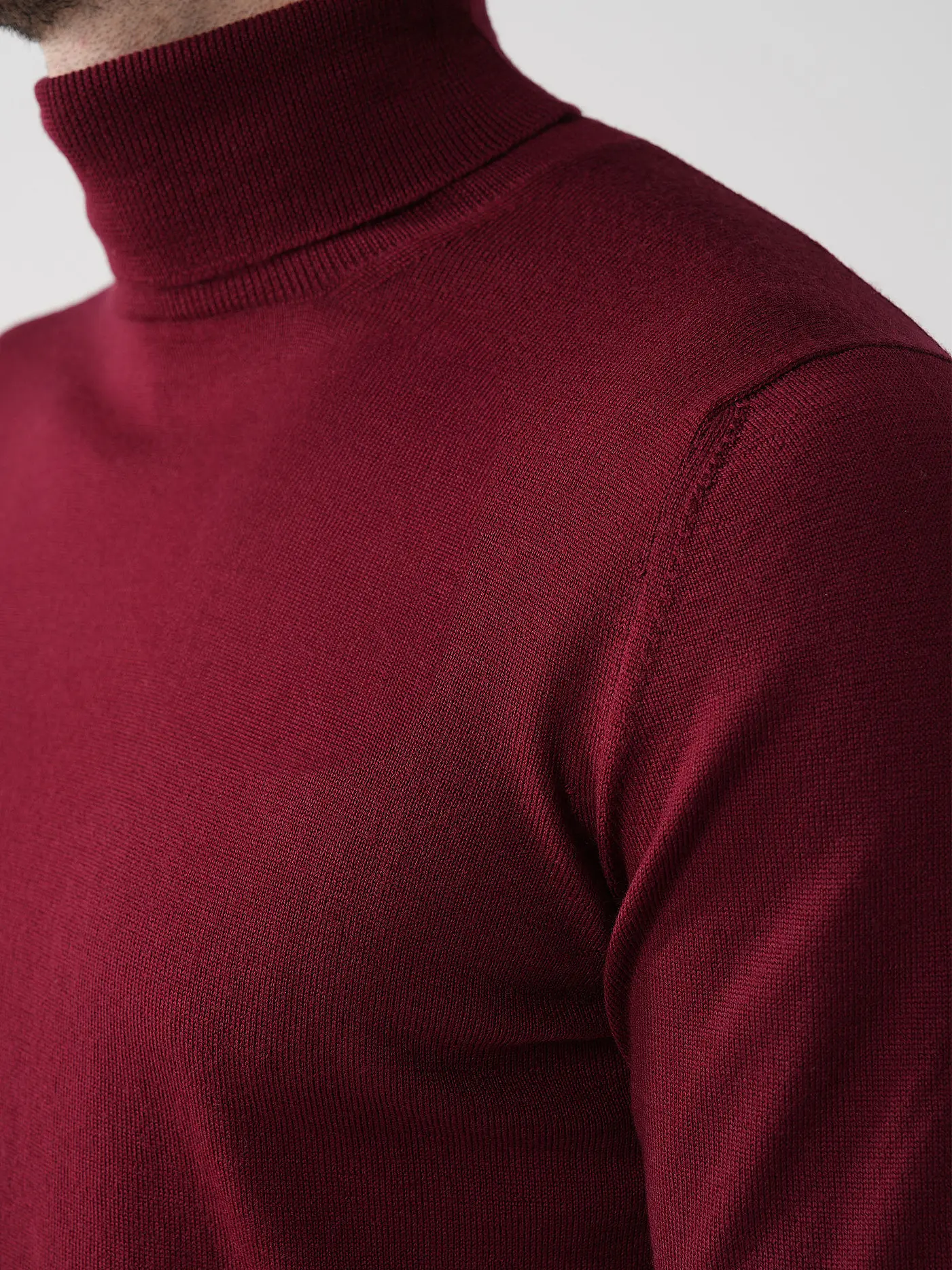 GRAN SASSO | Rollkragenpullover | rot