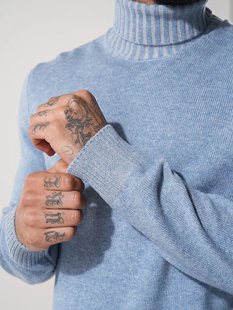 GRAN SASSO | Rollkragenpullover | grau