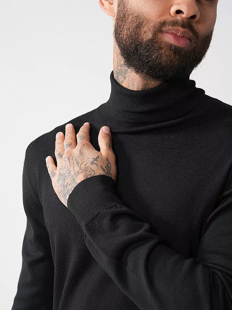 GRAN SASSO | Rollkragenpullover | grau