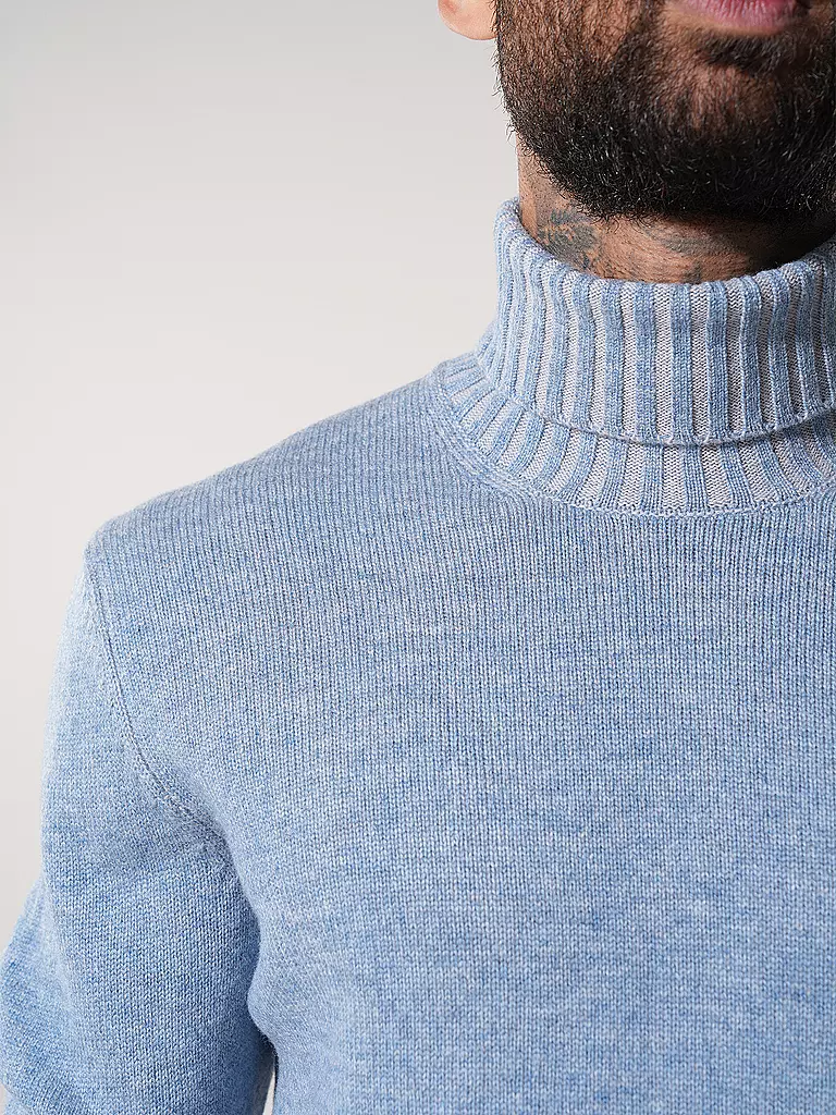 GRAN SASSO | Rollkragenpullover | grau