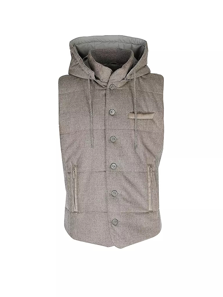 GRAN SASSO | Wollsteppgilet | braun