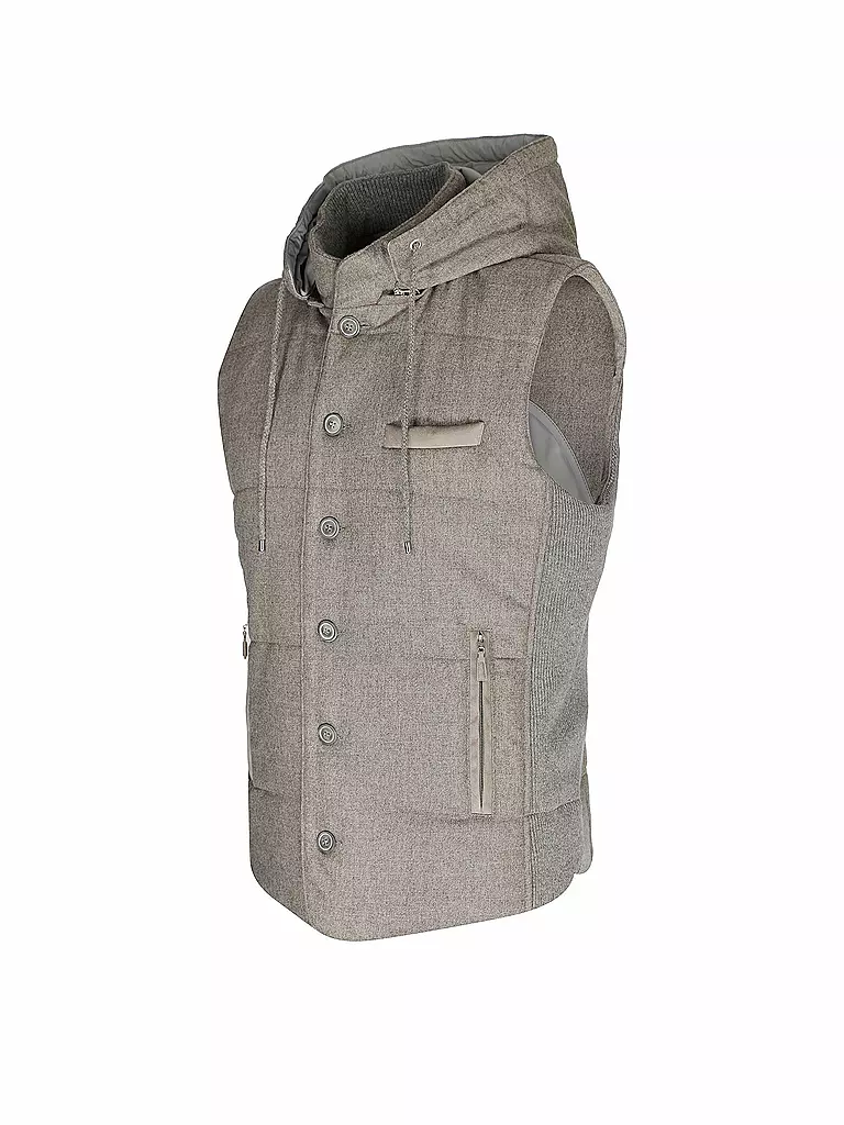 GRAN SASSO | Wollsteppgilet | braun