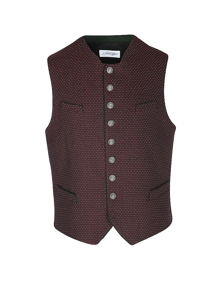 Trachtengilet XENO 2N dunkelrot 52 herren