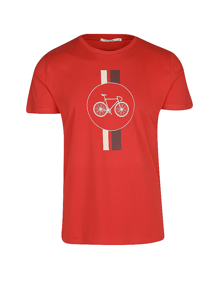 GREENBOMB T-Shirt Bike Highway rot | S