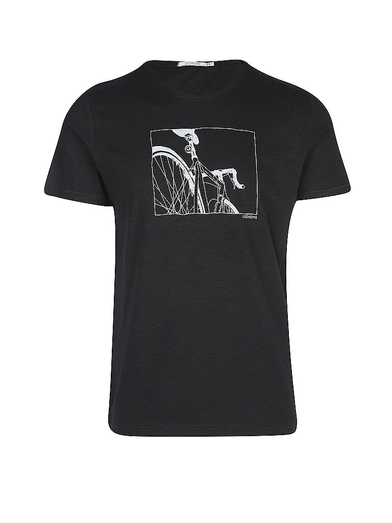 GREENBOMB T-Shirt Bike Square schwarz | M