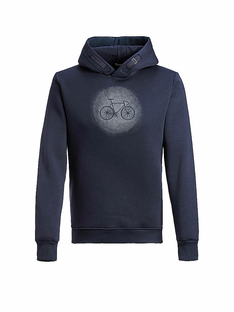 GREENBOMB | Kapuzensweater - Hoody "Logo Retro" | blau
