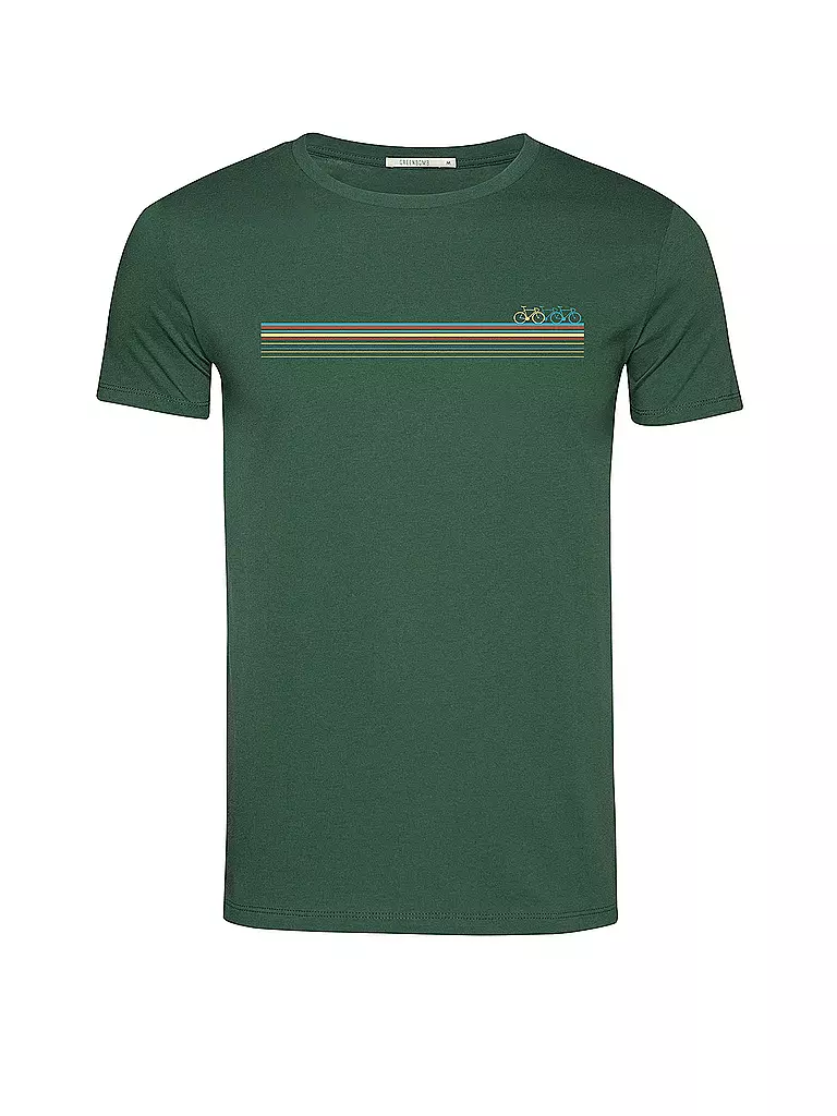 GREENBOMB | T-Shirt BIKE FAST | grün