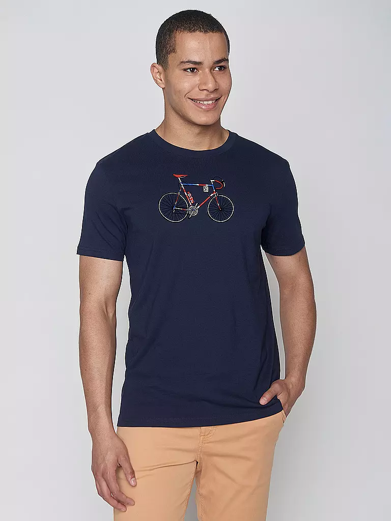 GREENBOMB | T-Shirt BIKE JACK GUIDE | blau