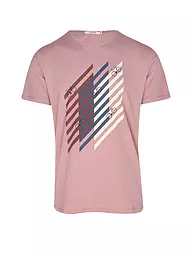 GREENBOMB | T-Shirt GUIDE BIKE GRID | rosa