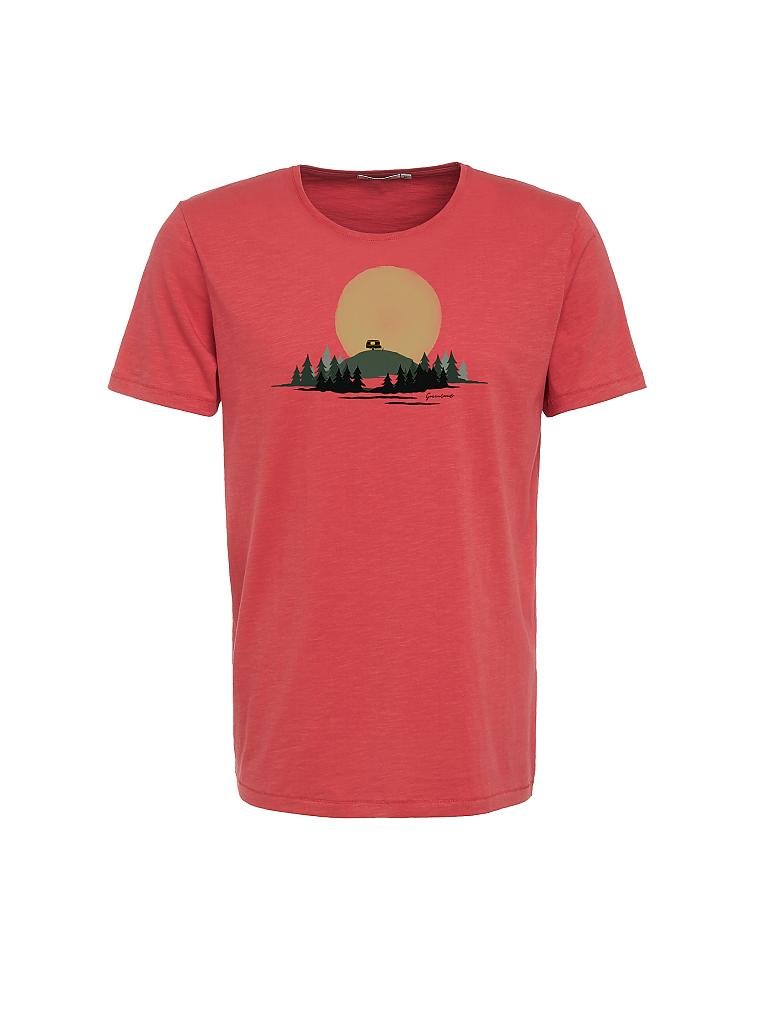 GREENBOMB | T-Shirt NATURE CARAVAN SPICE | rot