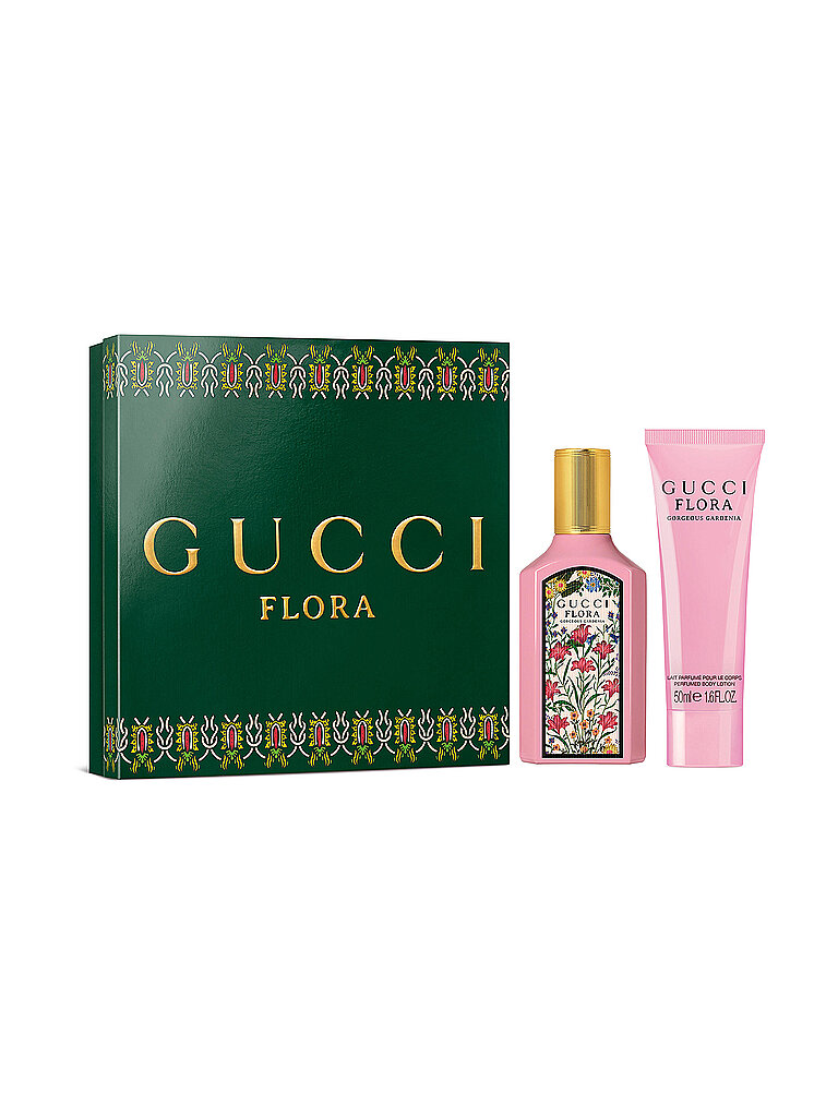 GUCCI Geschenkset - Flora Gorgeous Gardenia Eau de Parfum und Bodylotion Duo Set 2x50ml